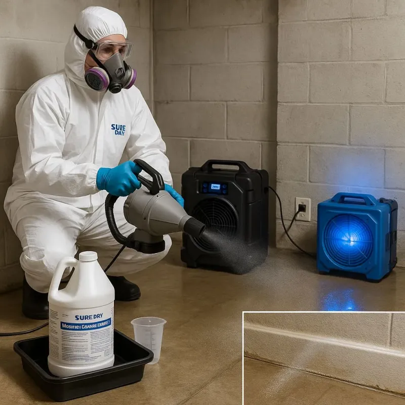 Sanitization and Odor Removal process in Sandusky, MI