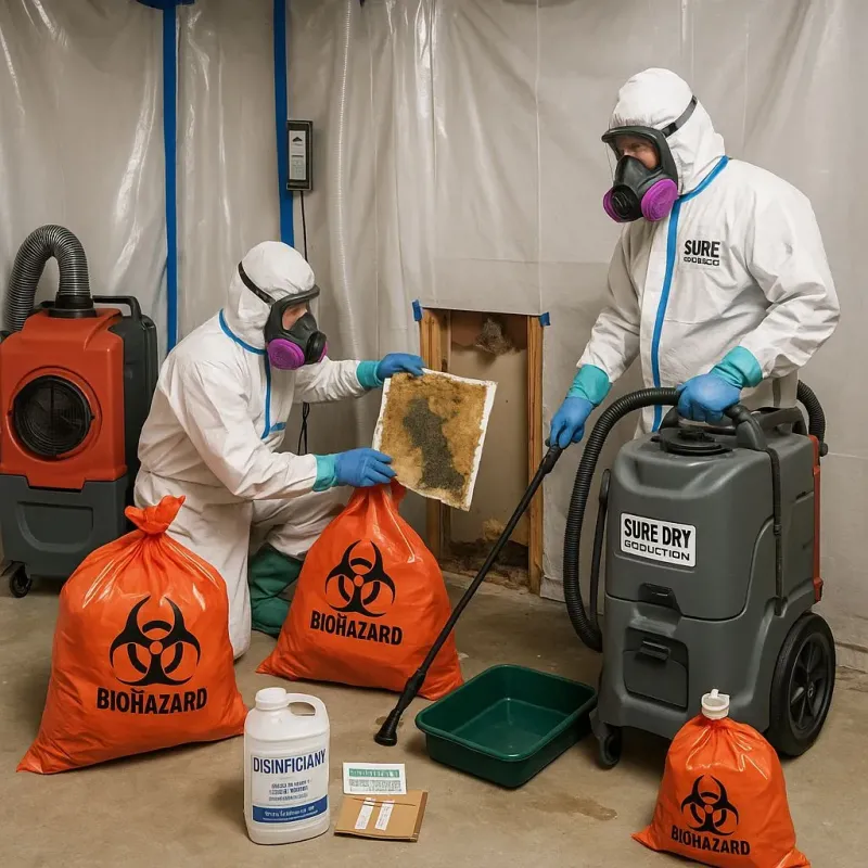 Contaminated Water Handling Protocols process in Sandusky, MI
